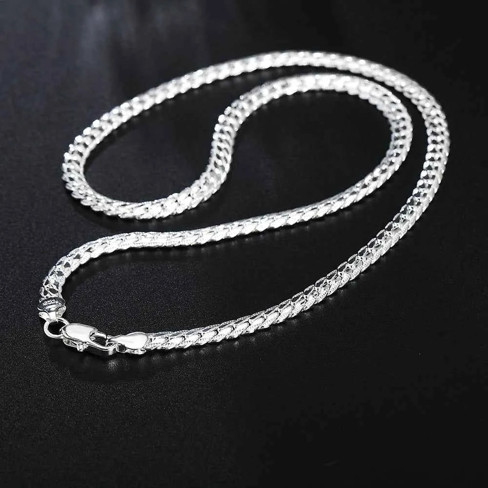 Elegant 925 Silver Necklace Chain - Premium Link Jewelry