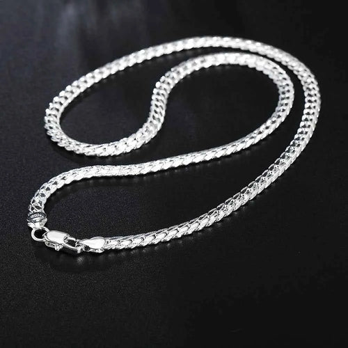 Elegant 925 Silver Necklace Chain - Premium Link Jewelry