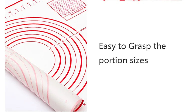 Professional Silicone Baking Mat - Non-Stick Dough Pad