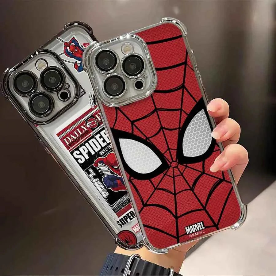 Premium Spider Man Phone Case - Anti-Fall Plating Cover