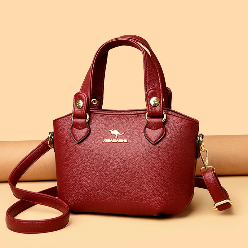 Luxury Leather Tote Bag - Elegant & Spacious