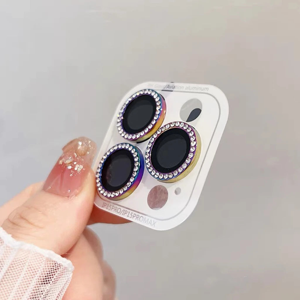 Luxury Diamond Camera Protector for iPhone - Glitter Lens Cap