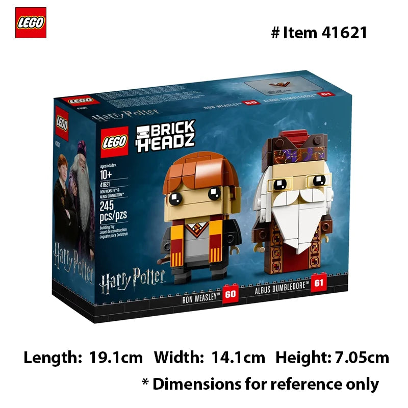Harry Potter Ron Weasley & Albus Dumbledore BrickHeadz Building Kit