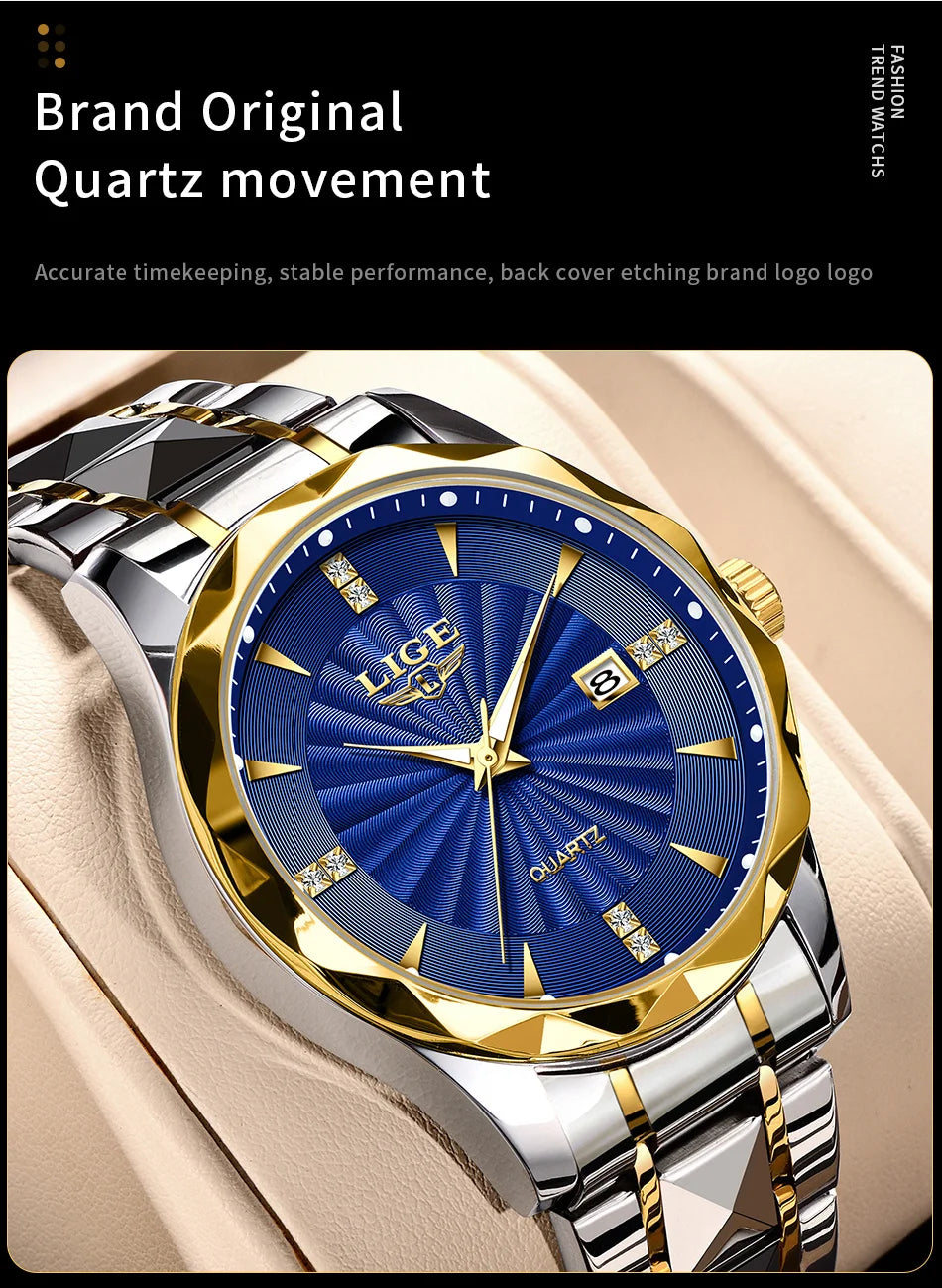 Elegant Women's Luxury Quartz Watch - Waterproof & Luminous