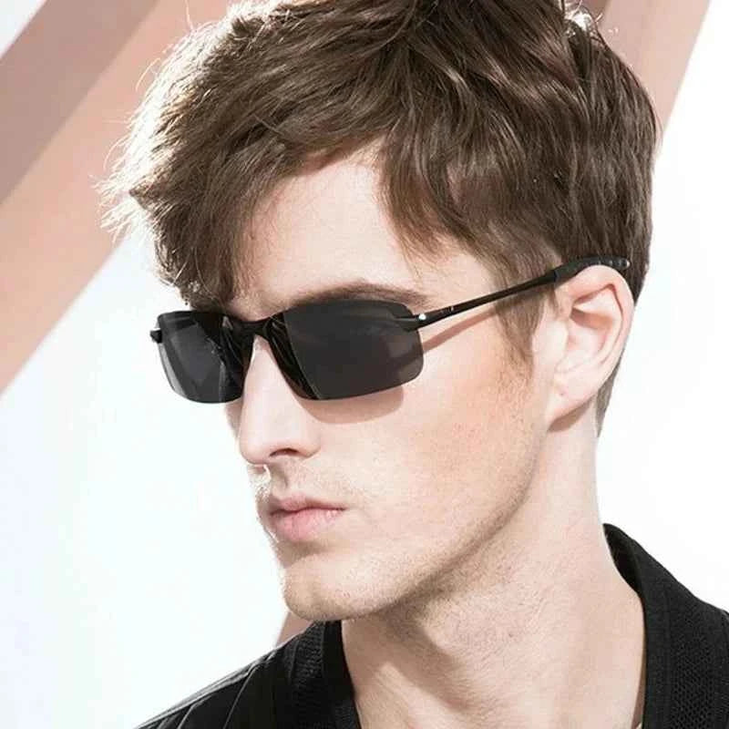 Premium Men's Photochromic Polarized Sunglasses - UV400 Day & Night Vision