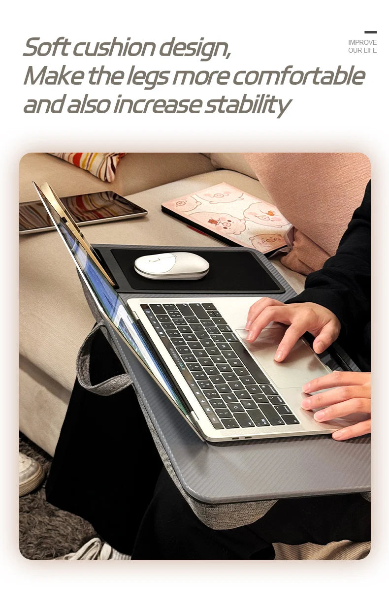 Premium Ergonomic Laptop Desk - Adjustable & Portable Design