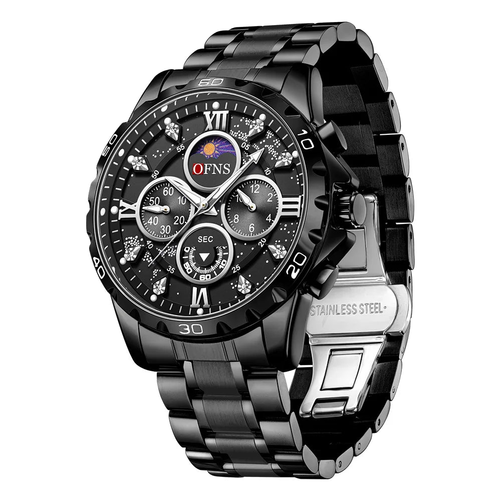Premium Men's Military Watch - Waterproof Quartz