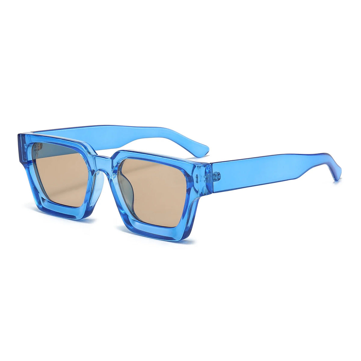 Designer Square Frame Sunglasses - UV400 Retro Shades