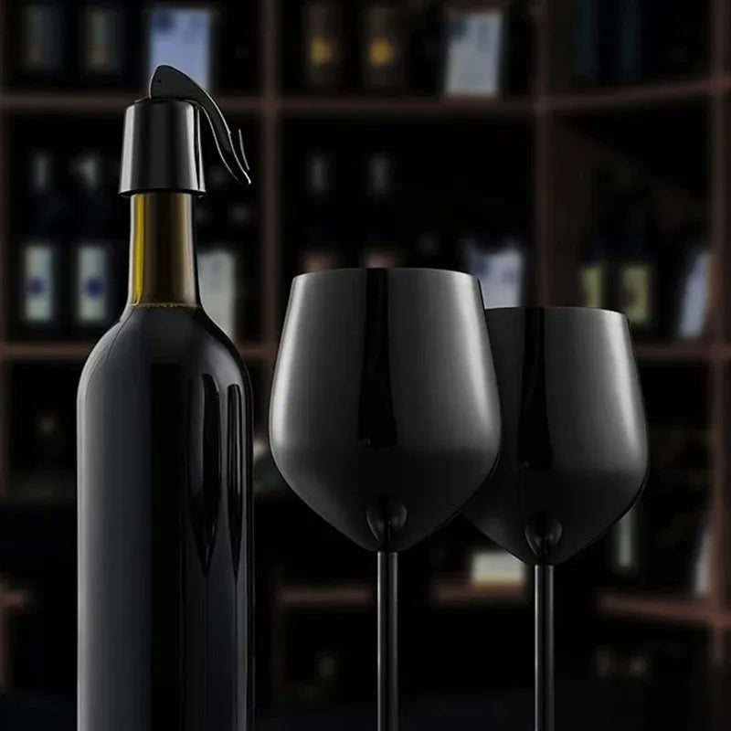 Premium Stainless Steel Wine Goblet - Durable & Elegant 500ml