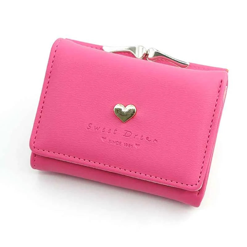 Luxury Women Mini Wallet - Compact Leather Card Holder