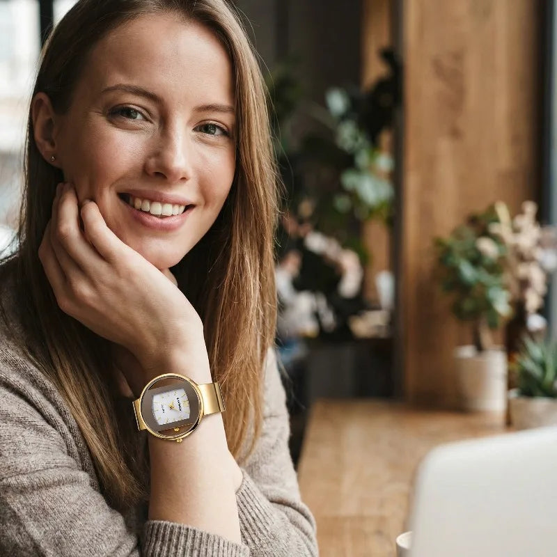 Elegant Ladies Bracelet Watch - Luxury Quartz Design
