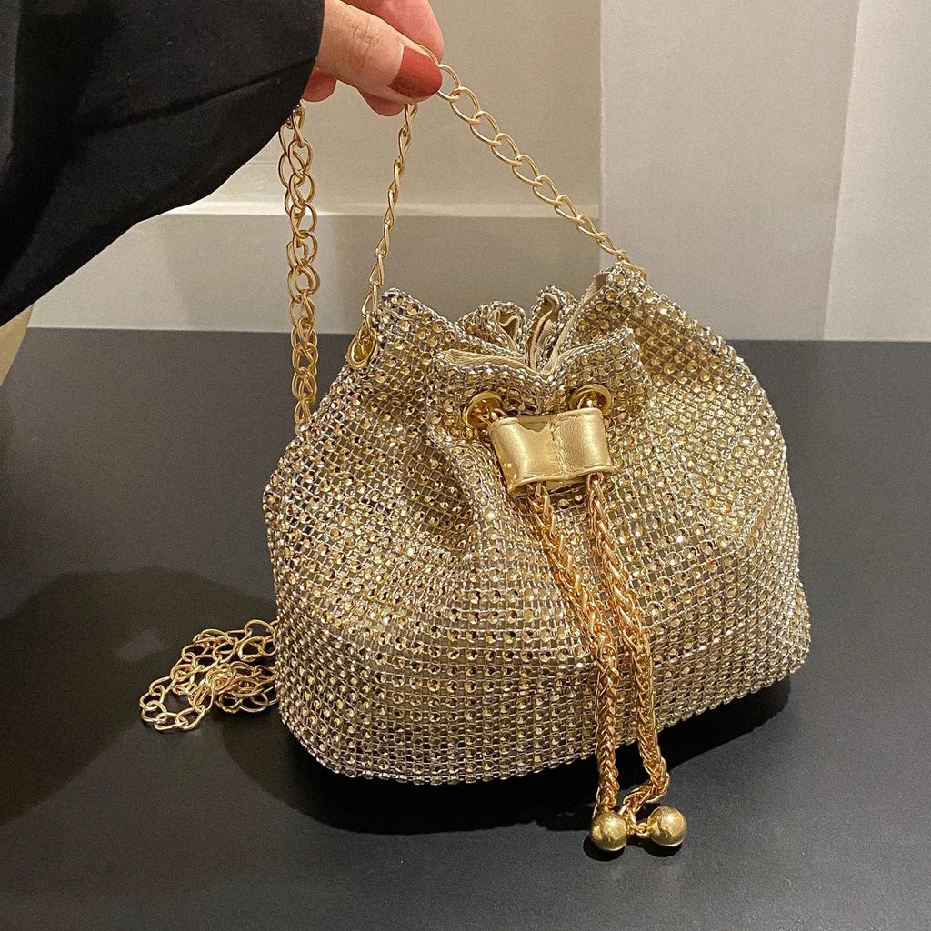 Elegant Rhinestone Crossbody Bag - Sparkle & Shine