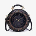 Elegant Clock Handbag - Unique Design Crossbody Bag