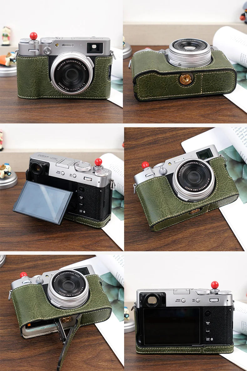 Premium Fujifilm X100VI Half Case with Strap