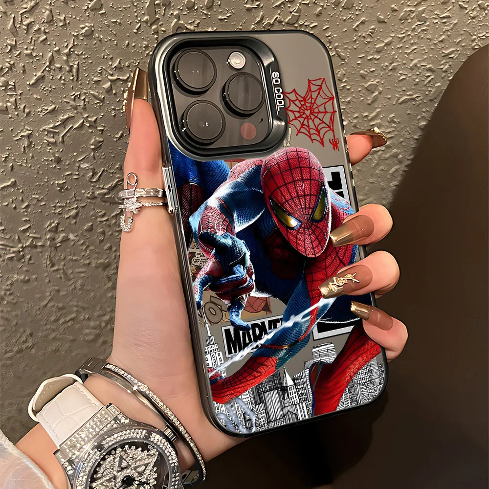 Premium Spiders M-Man Phone Case - Anti Fall Matte Back Cover