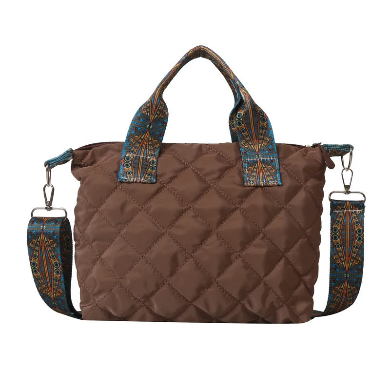 Elegant Rhombus Shoulder Bag - Spacious & Versatile