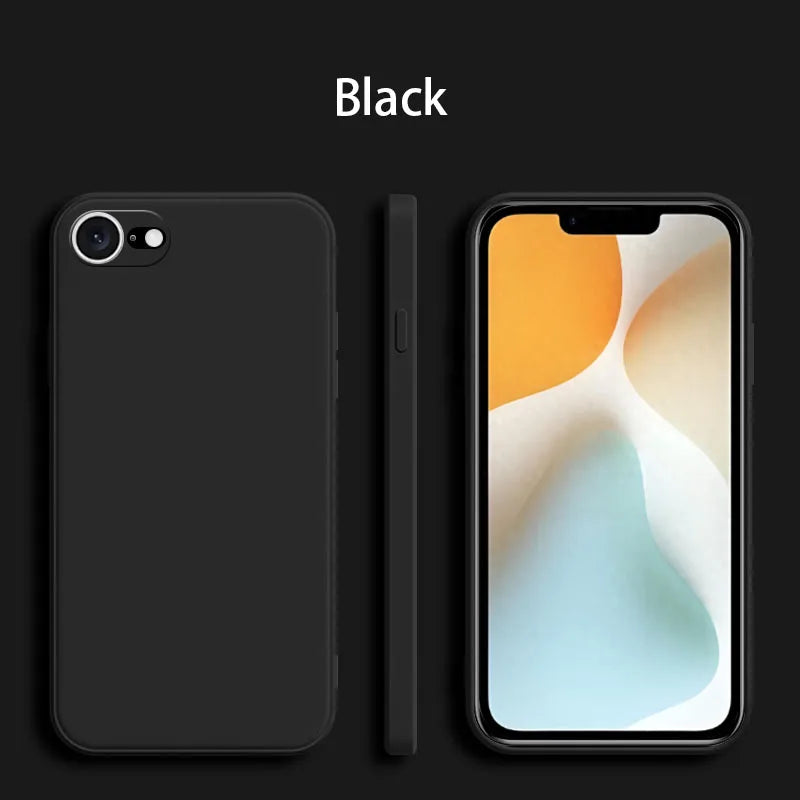 Luxury Silicone iPhone Case - Shockproof & Original Fit