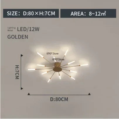 Luxury Modern LED Chandelier - Elegant Ceiling Light Fixture