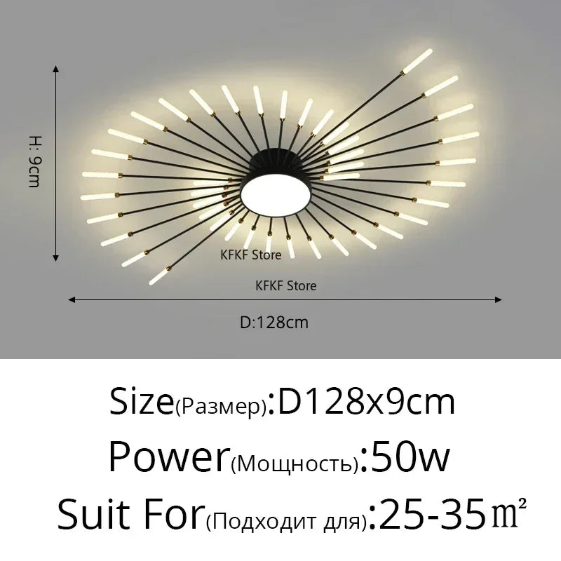 Luxury Modern LED Chandelier - Elegant Ceiling Light Fixture
