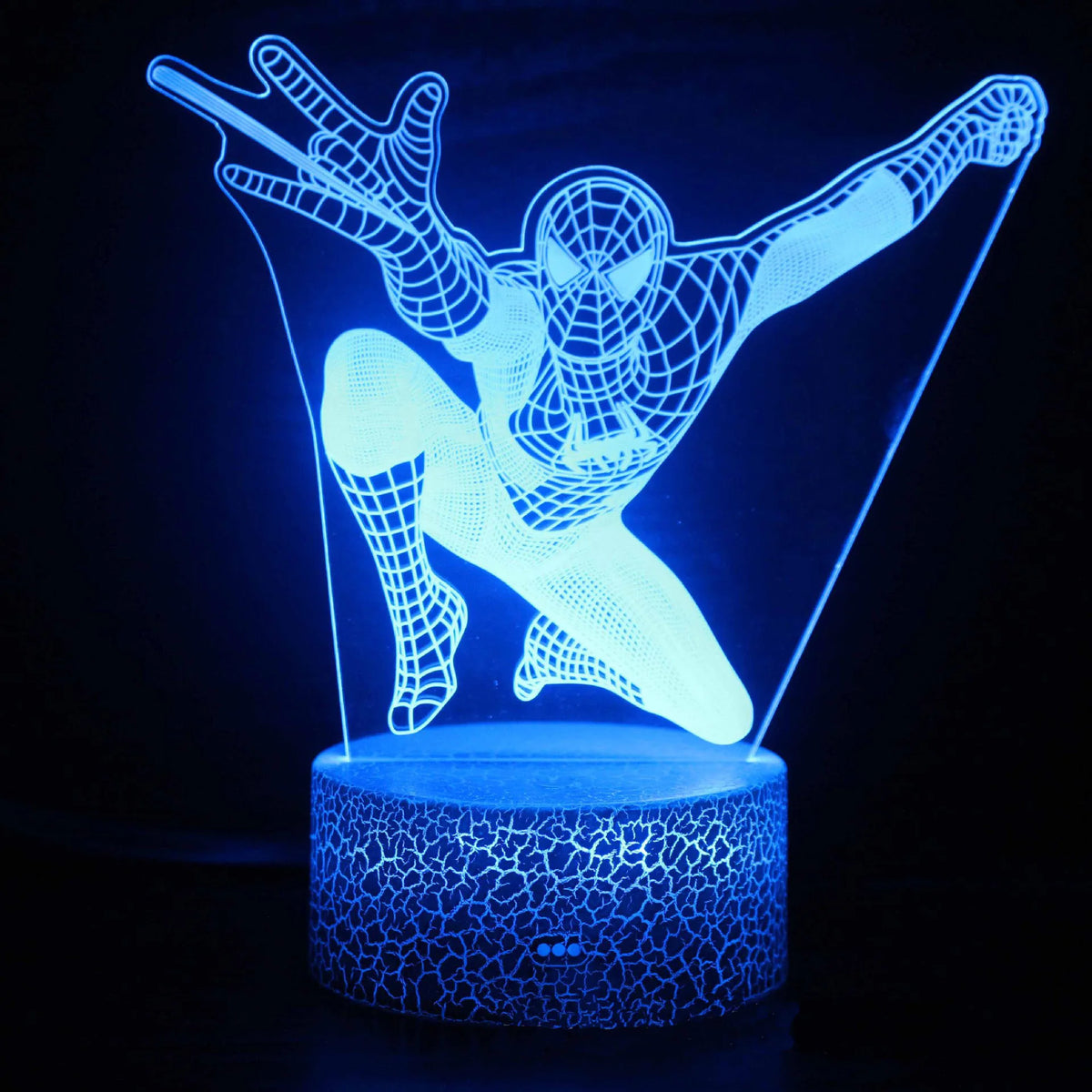 Premium Spider Man 3D Night Light - 16 Colors & Remote Control