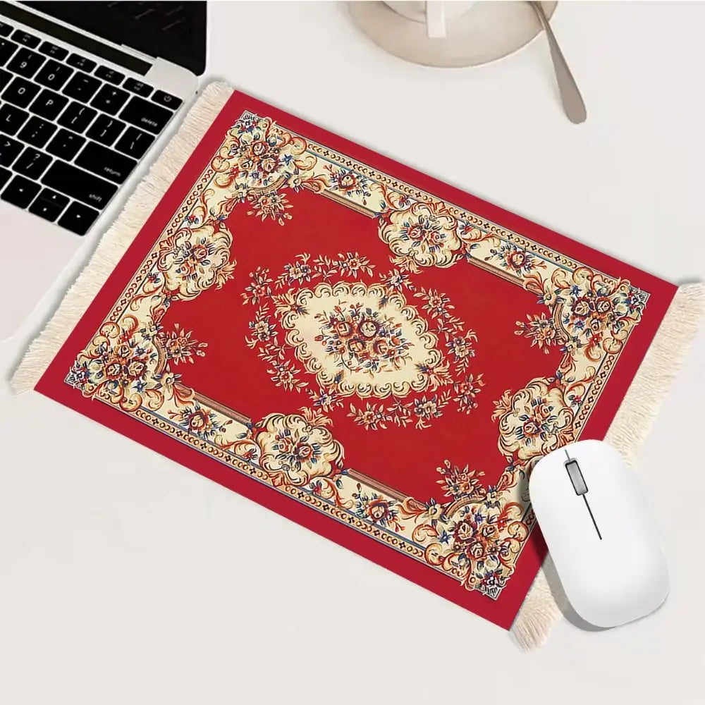 Elegant Persian Mouse Pad - Anti-slip Rubber Base Desk Mat