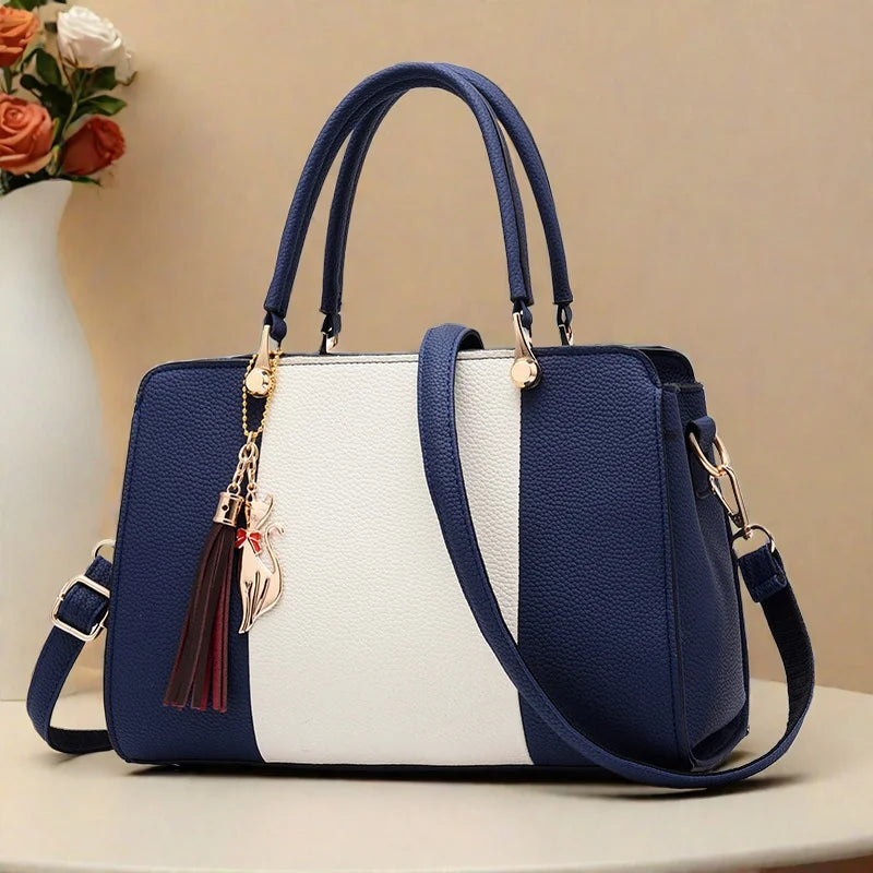 Elegant Women Shoulder Bag - Versatile Faux Suede