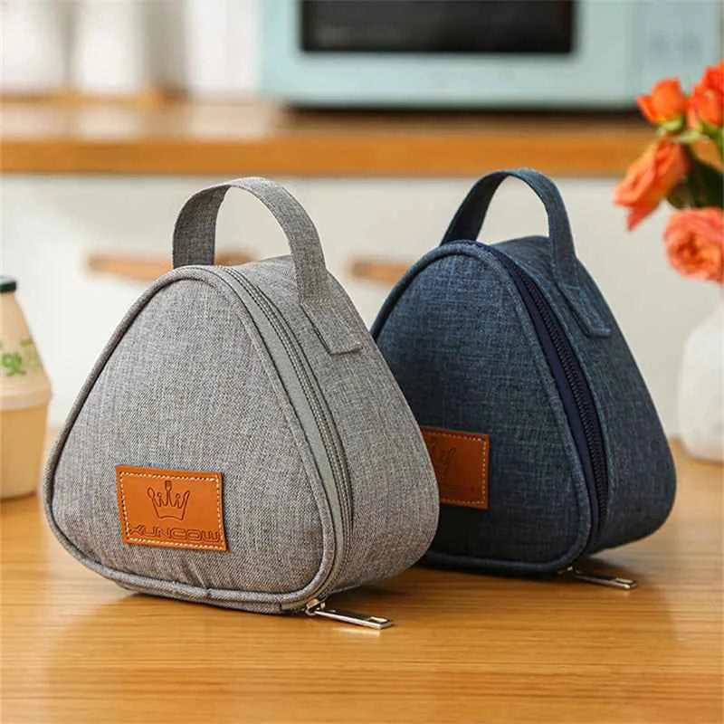 Mini Insulated Lunch Bag - Portable Thermal Cooler Tote for Bento Boxes, Rice Balls, Snacks & Student Lunches - Tulique