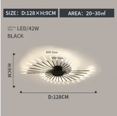 Luxury Modern LED Chandelier - Elegant Ceiling Light Fixture