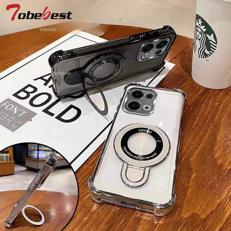 Premium Magnetic Magsafe Phone Case - Shockproof Silicone Cover