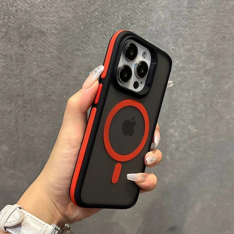 Premium Luxury Matte iPhone Case - Magnetic Magsafe Bumper