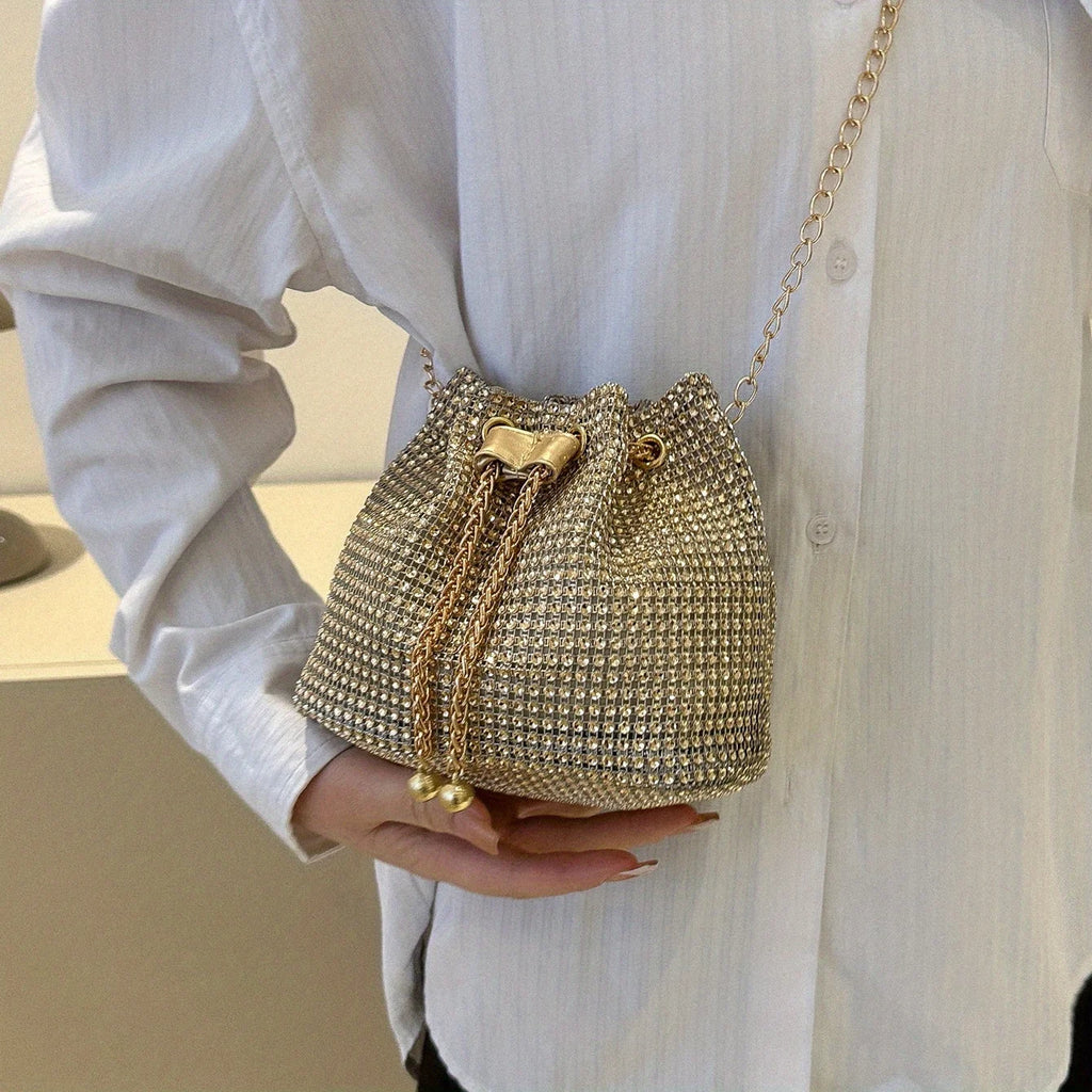 Elegant Rhinestone Crossbody Bag - Sparkle & Shine