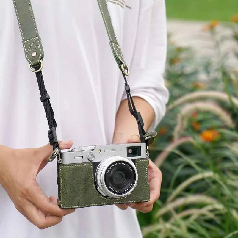 Premium Fujifilm X100VI Half Case with Strap