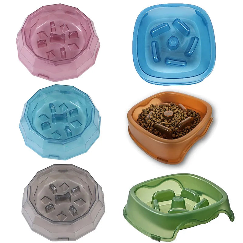 Premium Pet Slow Feeder Bowl - Healthy Eating Solution