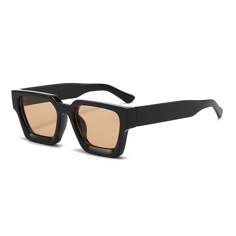 Designer Square Frame Sunglasses - UV400 Retro Shades