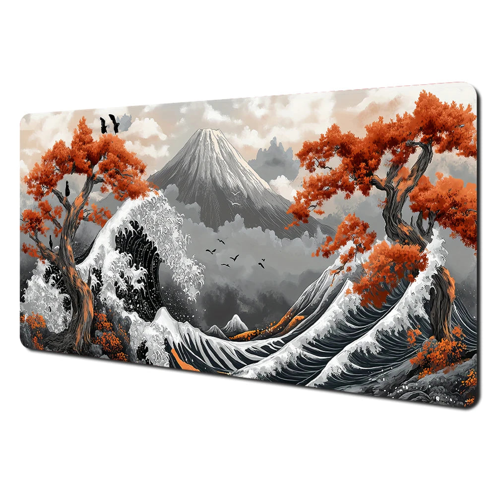 Premium Large Mouse Pad - Anti-Slip Art Landscape Desk Mat