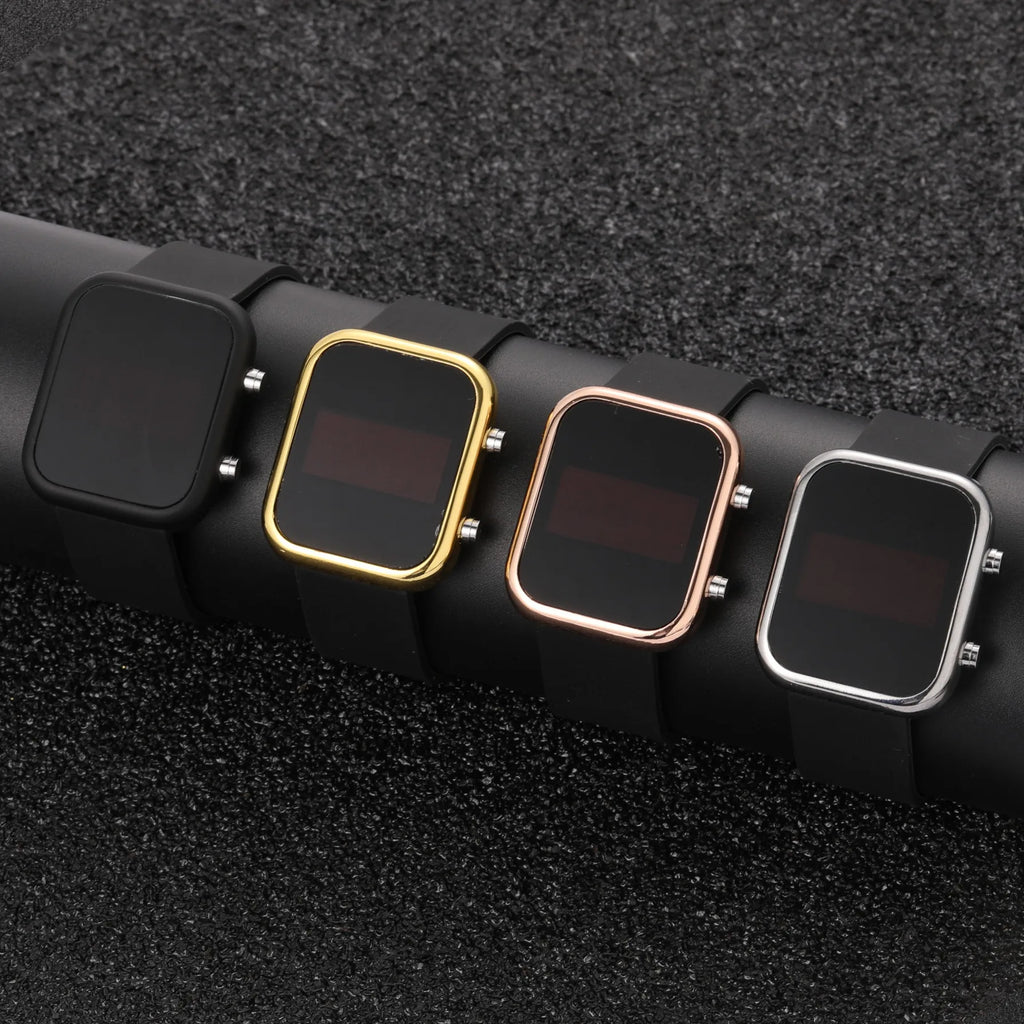 Elegant Digital Sports Watch - Luminous LED Display