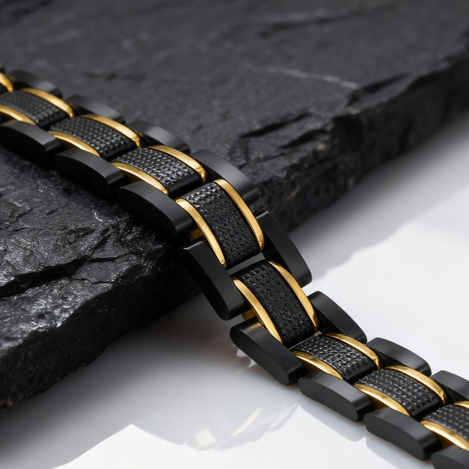 Premium Men's Chunky Stainless Steel Bracelet - 14.4MM Link