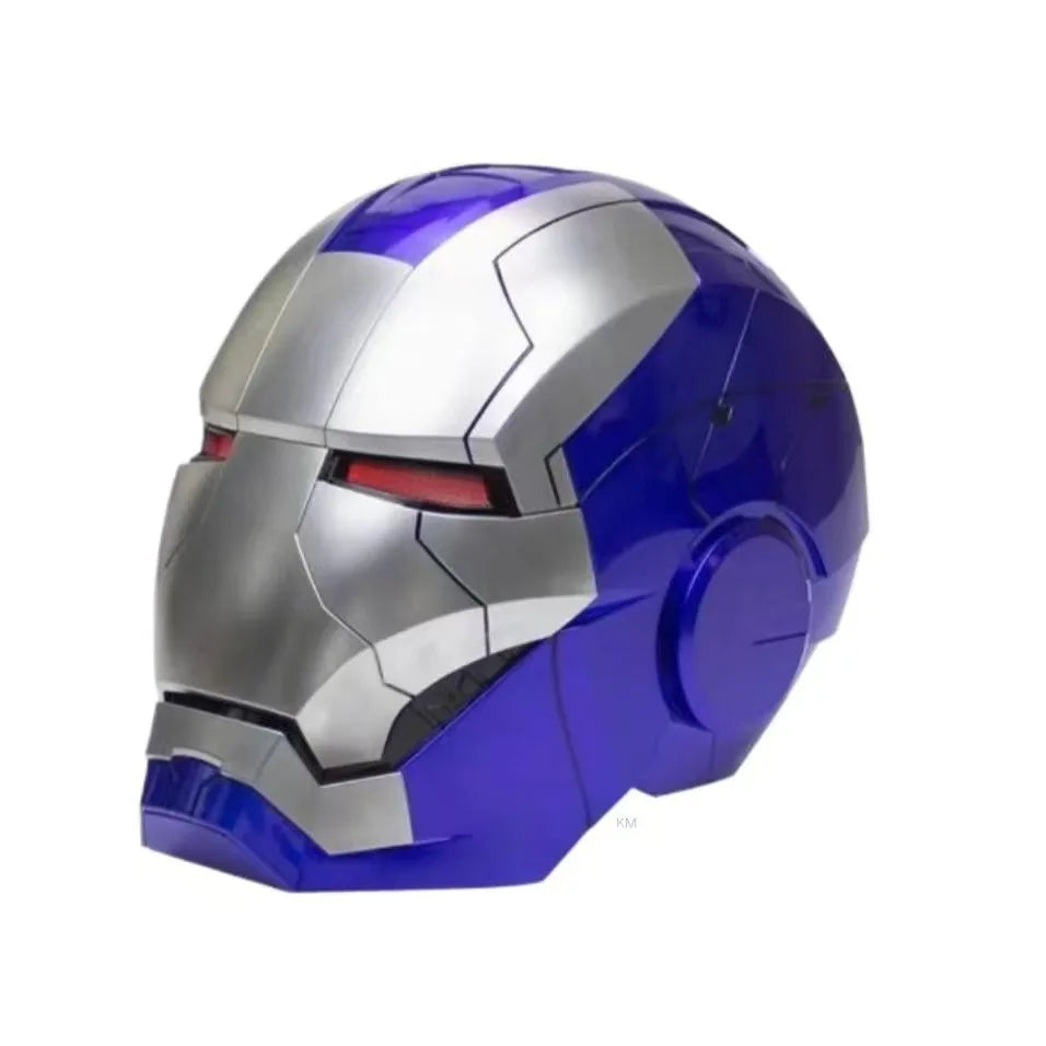 Premium Iron Man Helmet - 1:1 Wearable Voice Control LED Mask