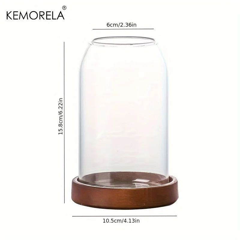 Elegant Kitchen Utensil Storage Jar with Tray