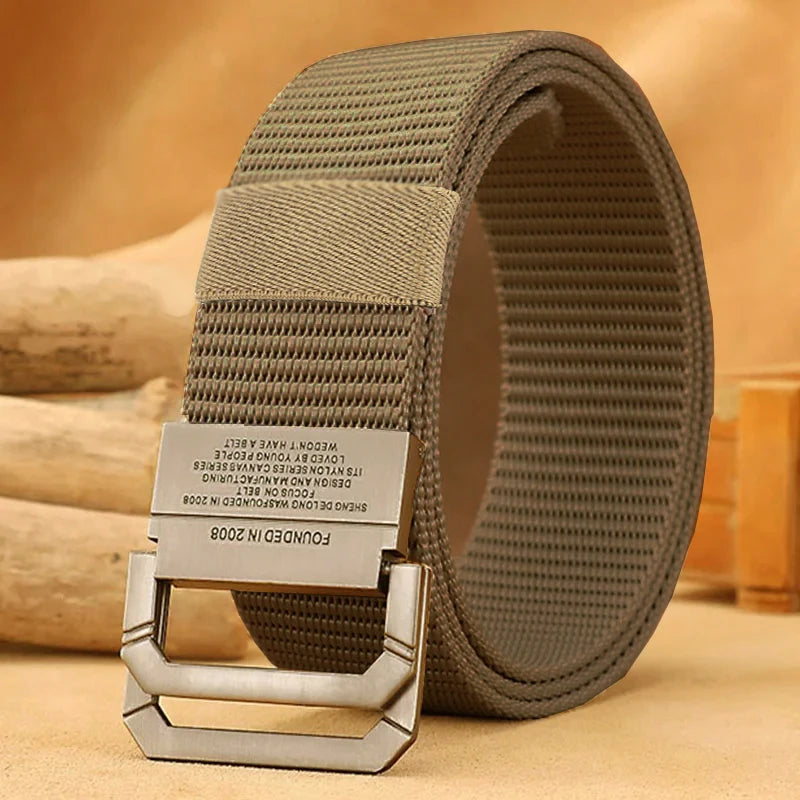 Tactical Nylon Belt - Durable Army Canvas Strap for Men
