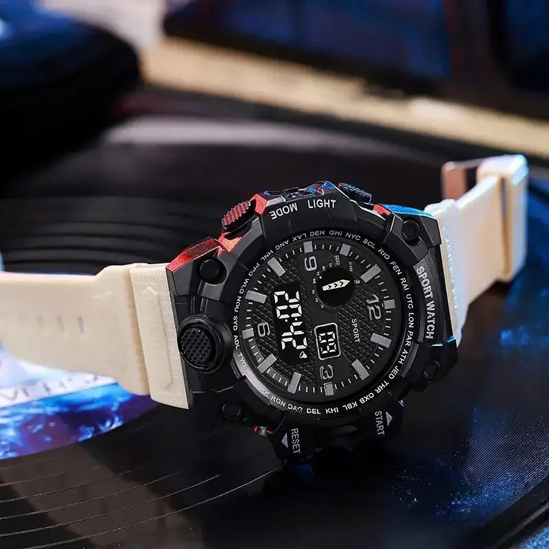 Premium Men's Sports Watch - Waterproof Digital Fitness Tracker
