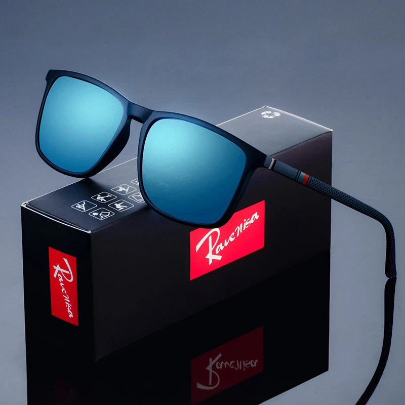 Designer Square Polarized Sunglasses - UV400 Driving Eyewear