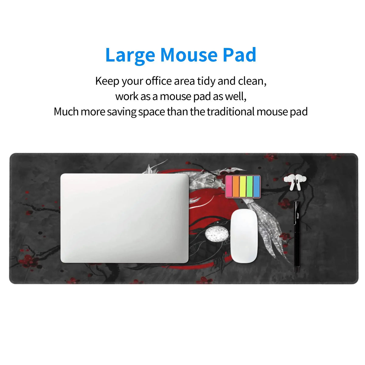 Large Gaming Mouse Pad - HD Waterproof Rubber Desk Mat