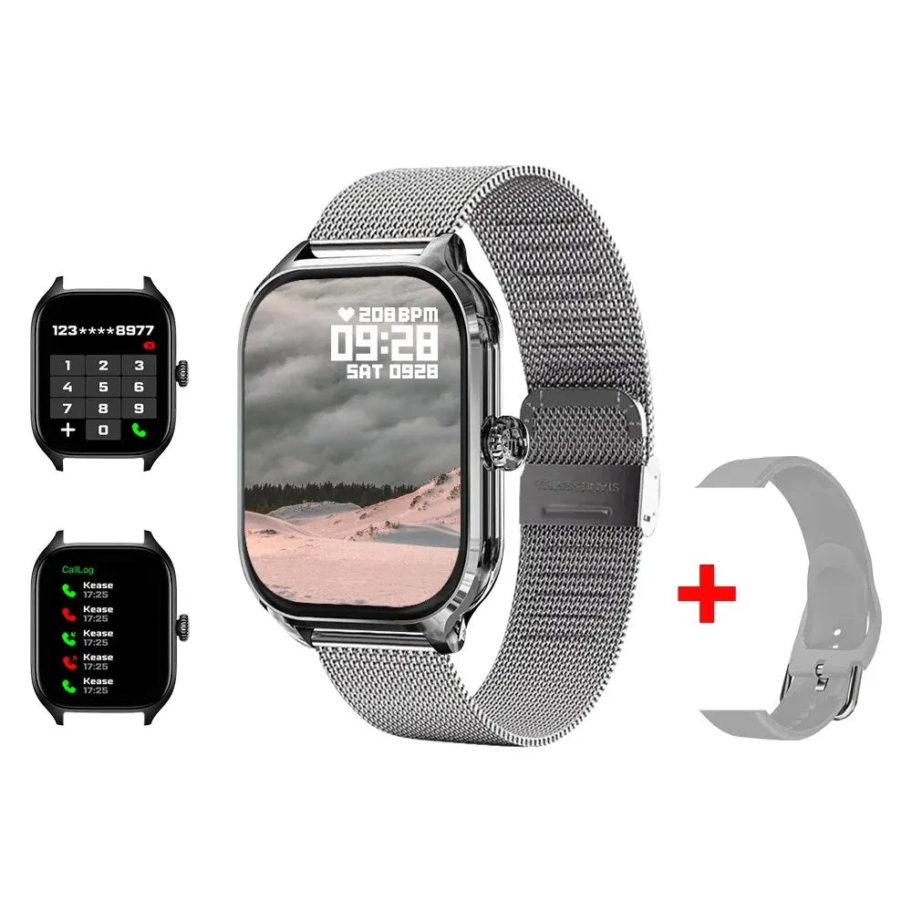 Smart Watch with 2.01 Inch HD Display & Bluetooth Calling