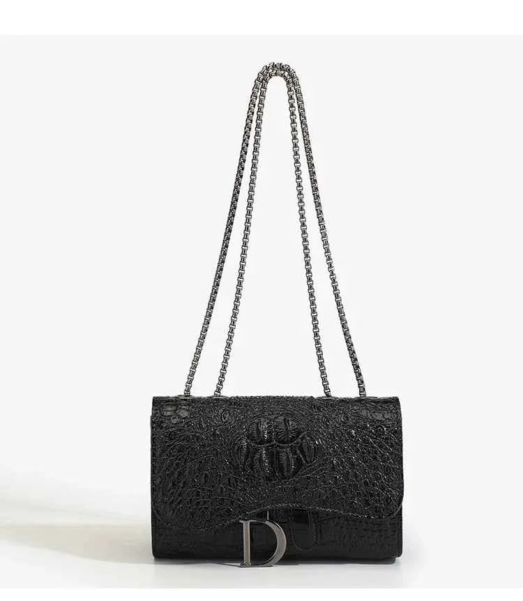 Elegant Sequined Crossbody Bag - Luxury Chain Shoulder Purse