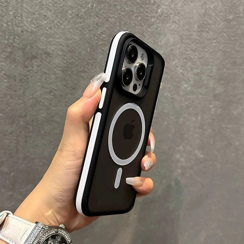Premium Luxury Matte iPhone Case - Magnetic Magsafe Bumper
