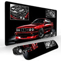 Premium Gaming Mouse Pad - Red Classic Car Desk Mat