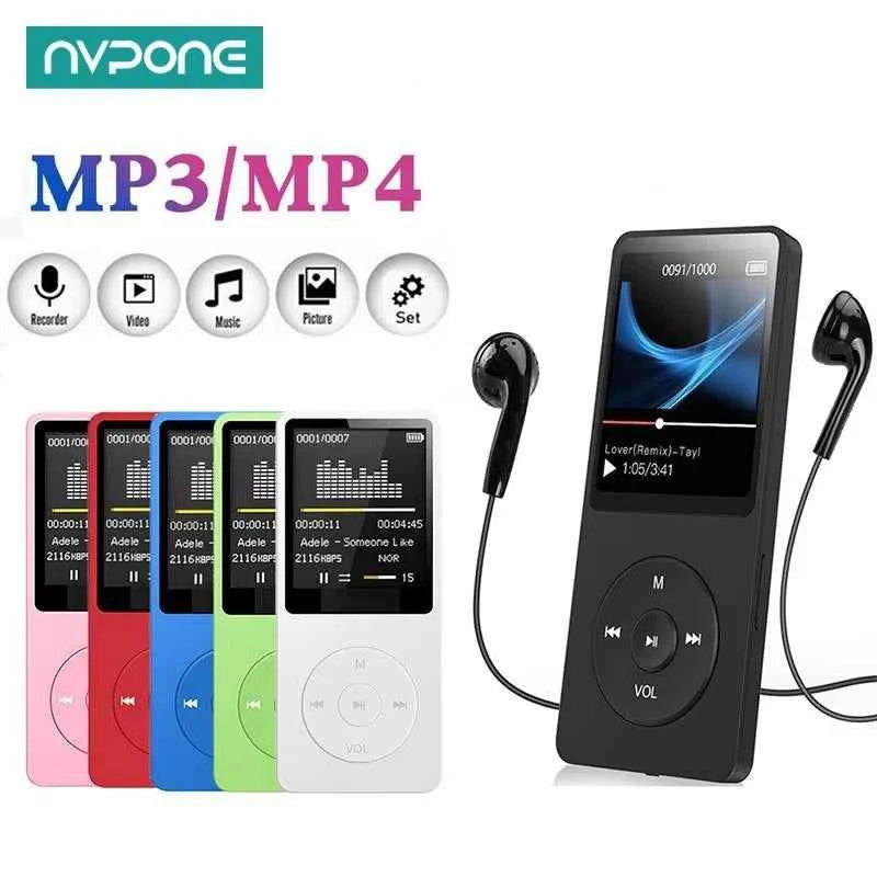 Compact Portable MP3 Player - Lossless Audio & Digital Display