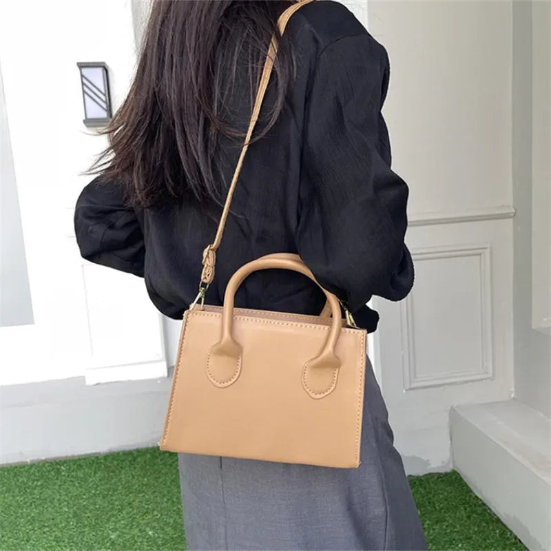 Elegant Mini Crossbody Bag - Chic Top Handle Purse