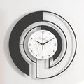 Elegant Gold Metal Wall Clock - Silent & Decorative